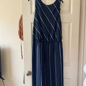 Vince Camuto Striped Jumpsuit - Size XL